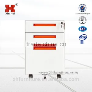 3 Drawer Mini Colorful Mobile Filing Cabinet thumbnail-1