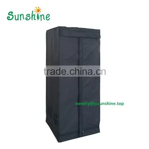 Mini Size 80x80x160cm Straight Door Mylar Hydroponic Grow Tent for Indoor Plant Growing thumbnail-1
