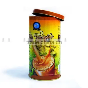 Tea Set Tin Containers Supplier,tea Can With Airtight Lid,round Green Tea Metal Cans thumbnail-4