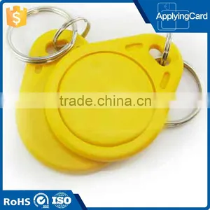 Low Cost Waterproof IC Key Tag/ RFID Keyfob S50 Keyfob Key Tag 13.56MHz thumbnail-1