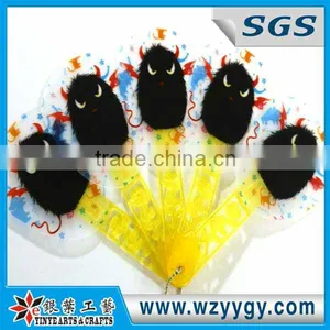 5pcs Ribs pp Hand Fans thumbnail-1