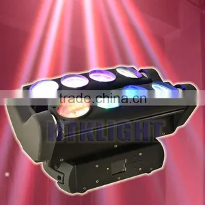 Factory Sale Spider 8*10W 4in1 Led Moving Head Light thumbnail-1