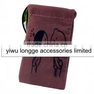 Custom Velvet Drawstring Pouch Bag thumbnail-1