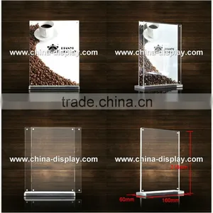 A4 Acrylic Romantic T Shape Menu Holder thumbnail-1