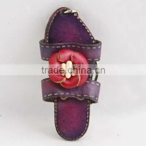 Handmade Leather Sandal Key Chain thumbnail-1