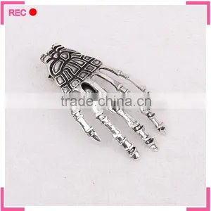 Large Metal Hair Clip for Party, Skull Shaped Made in China Hair Clips thumbnail-2
