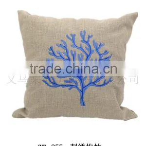 No Minimum Order Quantity Custom Size Embroidery Or Digital Printing Linen Pillow Cover thumbnail-4