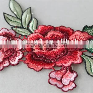 Pretty as Picture Rose Embroidery Printing Patch for Chinese Style Straight Skirt thumbnail-2