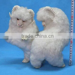 Realistic Taxidermy Replica Figurine Garden Ornaments Goat thumbnail-2