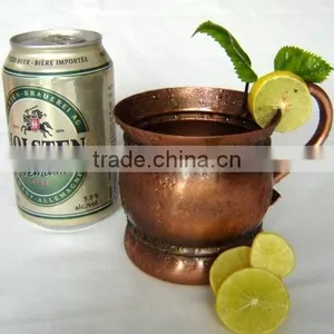 MANUFACTURER OF Smirnoff VODKA COPPER MUGS Lacquered thumbnail-1