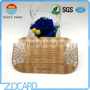 Factory Direct Engraving Brushed Metal Business Cards thumbnail-3