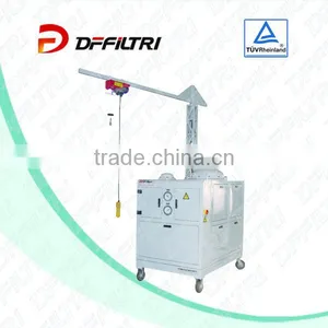 CFF10-600 Professional Manufacturer DFFILTRI High Efficiency Cycling Hydraulic Flushing Dirty Oil Unit thumbnail-1
