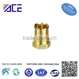Precision Machining Brass Fiber Adapter thumbnail-1