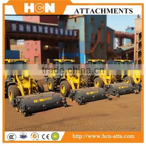 Hot HCN BM12 5T Wheel Loader Pick up Road Sweeper thumbnail-3