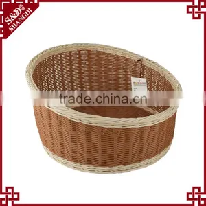 Handcraft Decoration Rattan Bakery Store or Supermarket Using Bread Display Stand thumbnail-2