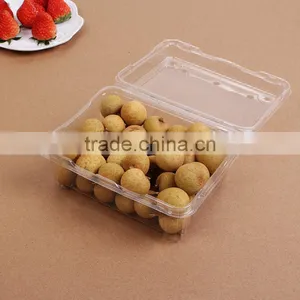 Rectangular Transparent 250g Fruit Storage Box Sealed Plastic Fresh Fruit Container With Lid thumbnail-4