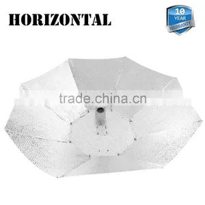 Hydroponics Indoor Growing Vertical / Horizontal Umbrella Shape Parabolic Grow Light Reflector thumbnail-2