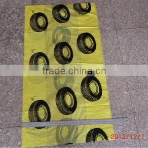 Plastic Disposable Car Tire Covers/plastic Tyre Bag thumbnail-1