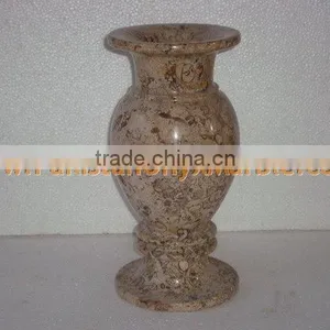 UNIQUE FOSSIL MARBLE FLOWER VASES thumbnail-4