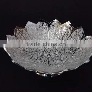 Wedding Gift Item, Return Gift, Home Decoration Brass Silver Plated Bowl thumbnail-2