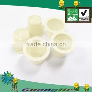 PLA White Coffee Capsule,Eco Friendly Empty Nespresso Coffee Capsule thumbnail-1
