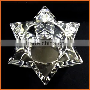 High Quality Low Price Wholesale Glass Star Candle Holders thumbnail-1