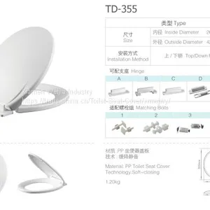 Toilet Seat Manufacturer Sells Toilet Lid, Thickening Toilet Lid and Toilet Seat thumbnail-3
