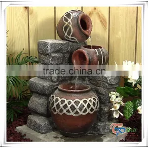 Fiberglass Jar Garden Fountain Water thumbnail-1