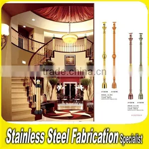 Interior Prefab Art Handrail Aluminum Indoor Decorative Railing thumbnail-5
