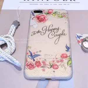 Beautiful Ultra-thin Soft Case Silicone Mobile Phone Cases for IPhone7/7Plus/6/6s/6plus/6splus With Ring Stand Holder thumbnail-3