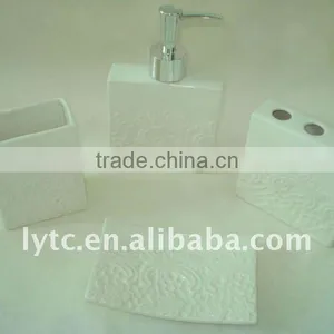 Dolomite Hotel Ceramic Bathroom Accessories Set thumbnail-1