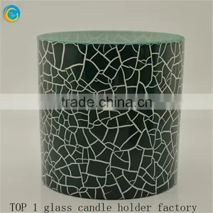 Square Glass Vase Decorative Jars thumbnail-3