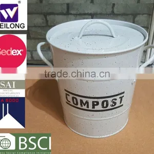 Metal Kitchen Compost Bin thumbnail-1