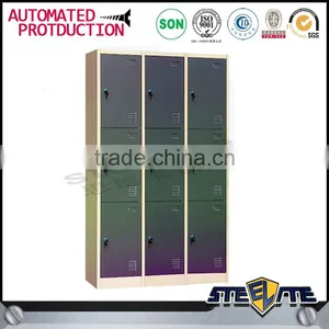 Diferent Color 9 Door Clean School Tall Lockers thumbnail-4