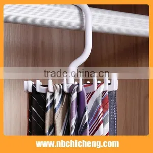Plastic Tie Rack/Tie Rack for Closet/Plastic Tie Hanger/Tie&Belt Hanger thumbnail-1
