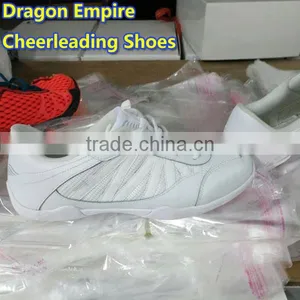 Pure White Unisex Cheerleading Dance Shoes Soft Durable Sole Athletic Training Dancing Shoes thumbnail-5