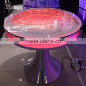 2017 Led Illuminated Furniture Bar Table, Glowing High Bar Cocktail Table thumbnail-5