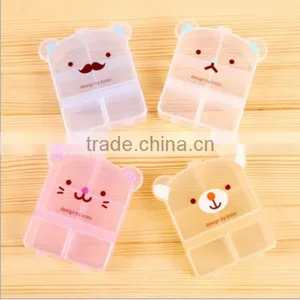Custom Cartoon 6 Compartment Medicine Storage Case PP Plastic Pill Box Supplier in China,custom Made Plastic Pill Box Supplier thumbnail-2