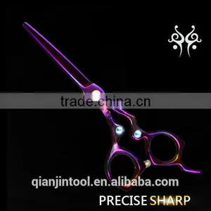 QJ-JC125 Beauty Coating Titanize Scissors With Stainless Steel Hair Scissors thumbnail-3