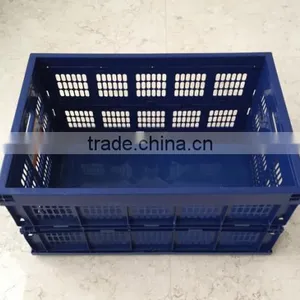 Top Quality Foldable Plastic Basket, Flexible Plastic Basket, Plastic Folding Basket thumbnail-1