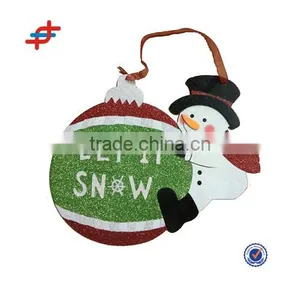 Christmas Decoration Hanging Wooden Board, Movable X'mas Decoration thumbnail-1