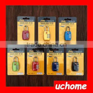 UCHOME Christmas Gift Colorful Custom Travel Secure Code TSA Lock, Luggage 3 Digital Combination TSA Code Lock Padlock thumbnail-6