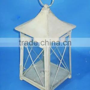 Recycled Shabby Chic Metal Lanterns Candle Holder for Home and Garden Decoration thumbnail-1