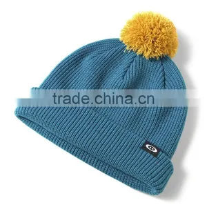 Plastic High Quality Korean Pom Pom Beanie Hat thumbnail-3
