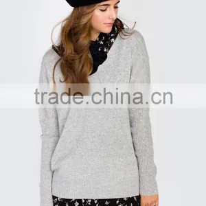 Import Sweater 2016 Lady Custom 100%Cashmere Pullover Knitwear thumbnail-1