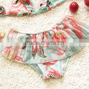 S31348W Wholesale Beautiful Printed Kids Swimwear for Girls thumbnail-5