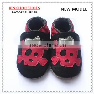 Superman Cow Leather Soft Sole Genuine Leather Baby Boys Shoes thumbnail-6