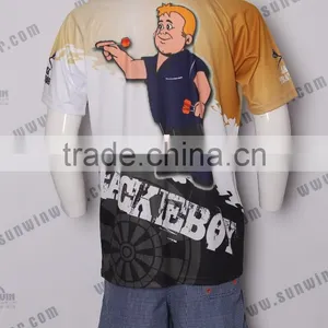 Athletic Colorful Sublimated Darts Jersey Quick Dry Custom Darts Shirt thumbnail-3
