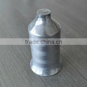 V346 Nylon Thread Nylon Bonded Thread Black Color thumbnail-1