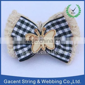 Butterfly Check Design Hair Flower thumbnail-1
